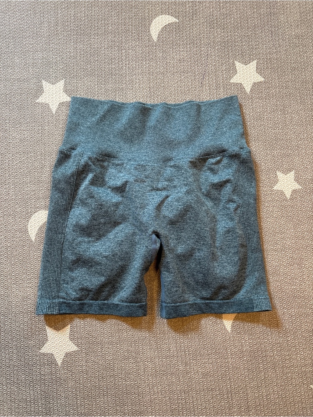 SHEIN High-Waist Seamless Bike Shorts - Gray